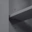 Meuble-lavabo moderne de 36 po de couleur grise, lavabo en céramique, fonction de fermeture en douceur, 3 tiroirs, tablette ajustable, cadre solide, poignées luxueuses, gris silencieux avec charnières, rangement spacieux, alliage de zinc-298167198