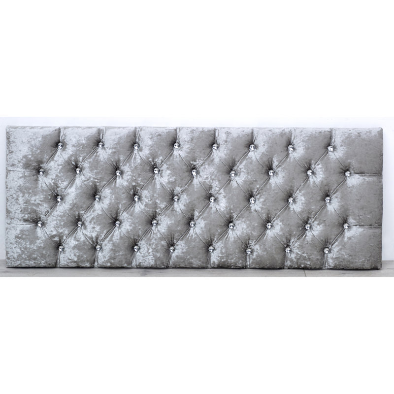 Dwyer Upholstered Headboard, Super King (6'), Silver