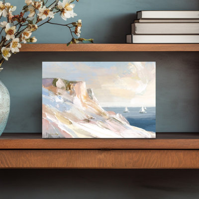 Art mural de paysage pacifique serein et paisible