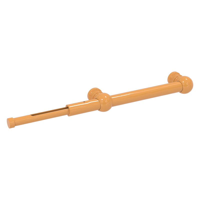 Tige de valet extensible de style traditionnel, Jaune doré