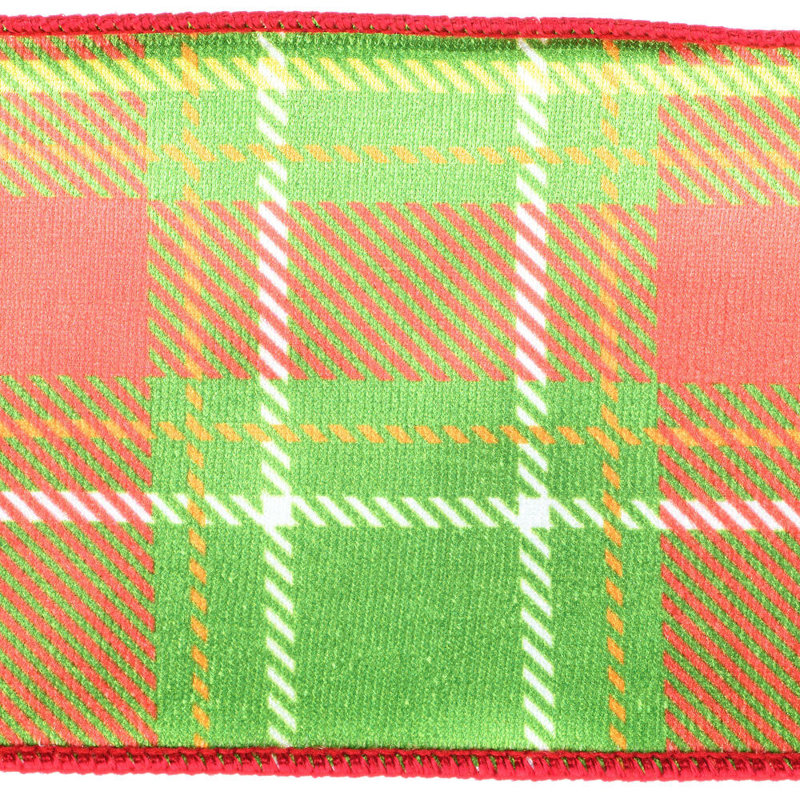 Ruban de Noël, Vert/rouge