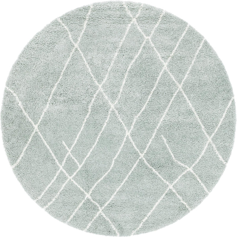 Lorelee Abstract Indoor Rug, Round 8'