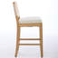 Ensemble de 2 tabourets de bar en rotin de 68,5 cm (27 pouces) de hauteur comptoir avec sièges rembourrés