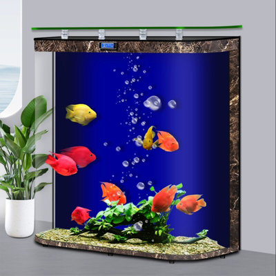 100-110 Gallon Glass Manufactured Wood Modern Eco Aquarium Tank