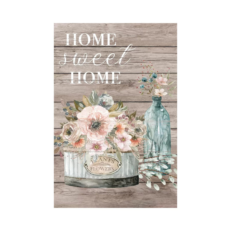 Home Sweet Home by Carol Robinson - Print on Canvas, 101.6 cm H x 66.04 cm W x 1.91 cm D, Wrapped Canvas