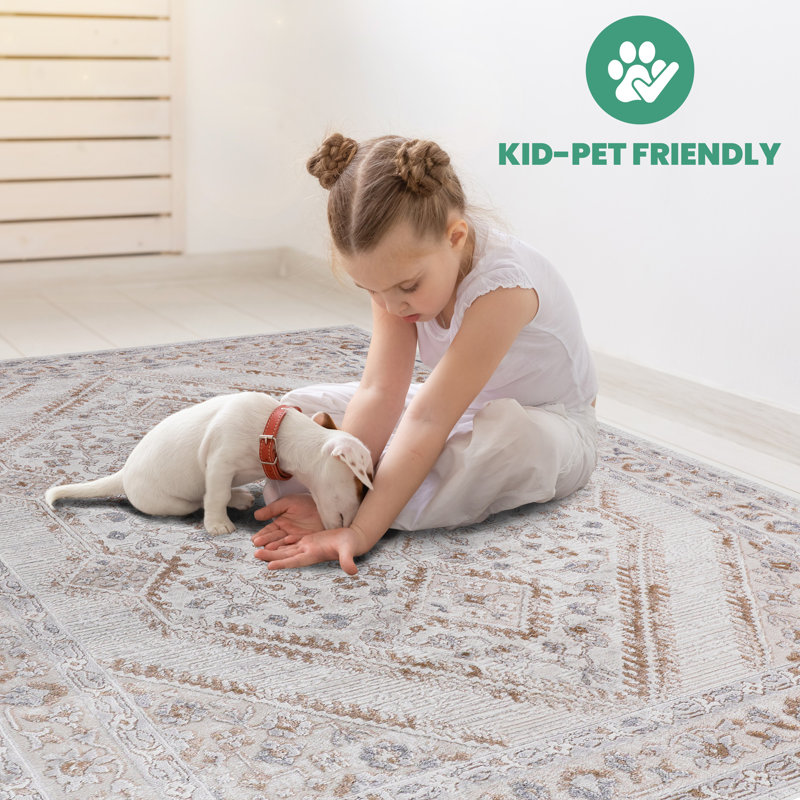 Modern Fashion Rugs, Rectangle 7'9" x 10'