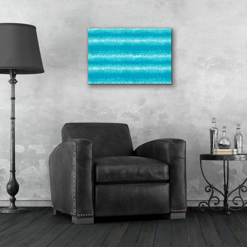 «Water Scallops» par Hello Angel, H 16 po x l 24 po x P 0,2 po