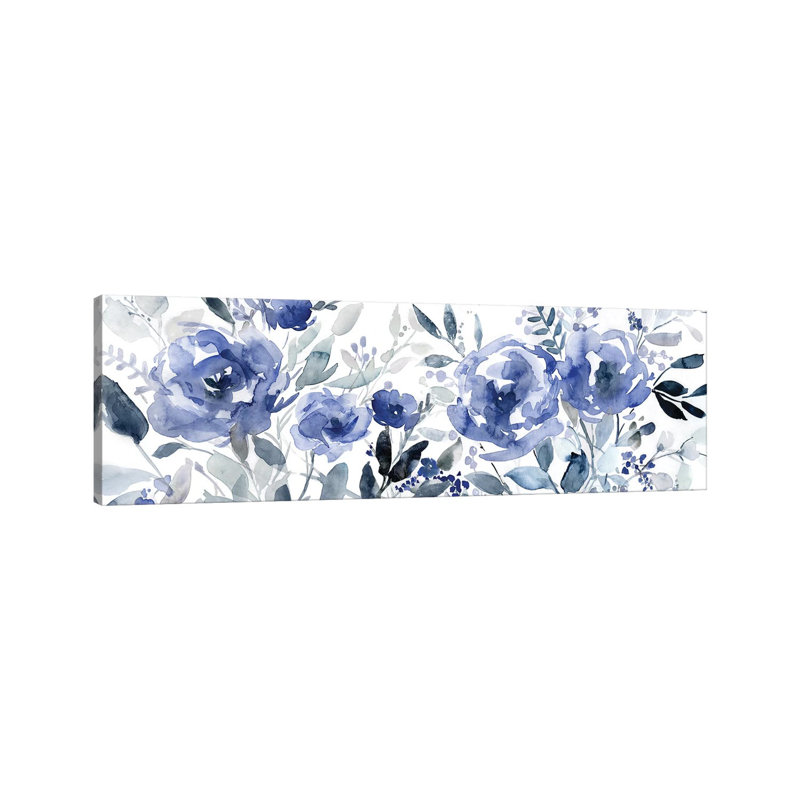 Painters Field Of Flowers by Carol Robinson - Wrapped Canvas Panoramic Painting, 152.4 cm H x 50.8 cm W x 1.91 cm D