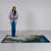 Kohn Machine-Woven Abstract Blue/Yellow/Beige Area Rug