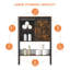 Armoire de rangement au-dessus de la toilette