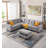 Reversible Modular Corner Sectional Sofa & Ottoman Set-645729449