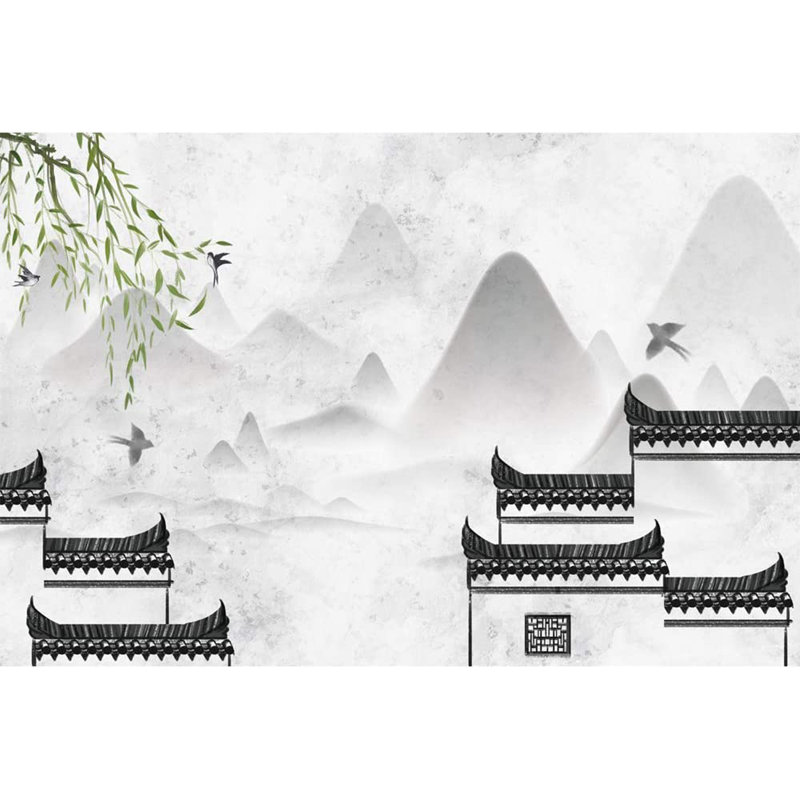 Chinesewm Peel & Stick Border, 100" L x 144" W