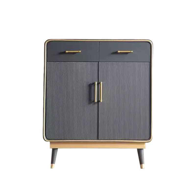 Buffet d'entrée élégant et moderne, H 33,46 po x l 31,5 po x P 15,75 po, Gris