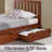 Alaterre Bedroom 37" Wide Wooden Underbed Drawers With Wheels And Storage-58075292