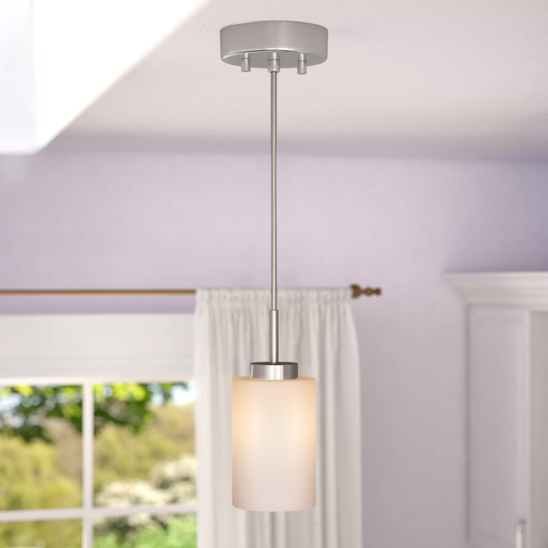 Sadowski 1 - Light Single Pendant, Satin Nickel