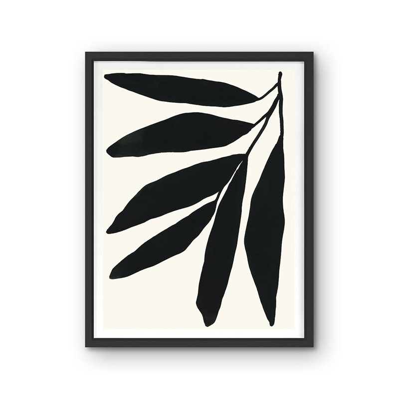 «Branch 1» par Kate Roebuck - Peinture encadrée sur papier