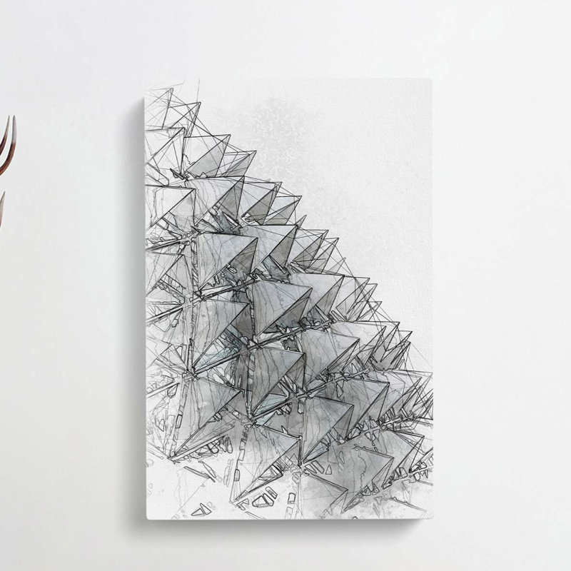 Sketching The Architecture Vol.63 - Wrapped Canvas, 60cm H x 40cm W x 3cm D