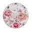 Service de table en porcelaine tendre Lorren Home Trends, 12 pièces, service pour 4, motif rose avec bordure dorée.-124972583