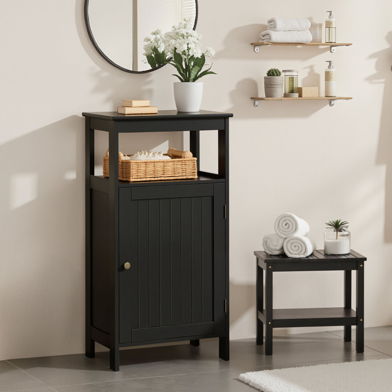 Thaleia 18" W Free-Standing Cabinet, Black