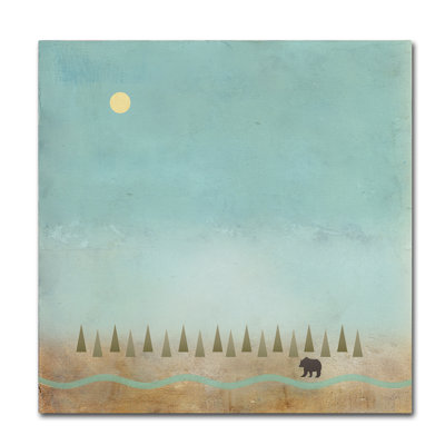 «Mountains In The Mist», art sur toile