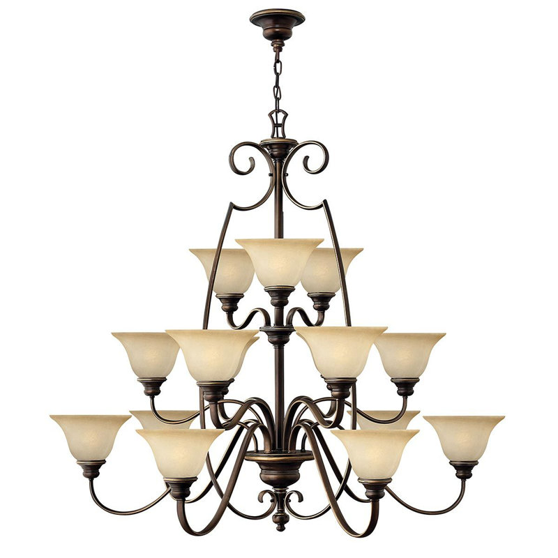 Vanburen 15 - Light Shaded Chandelier