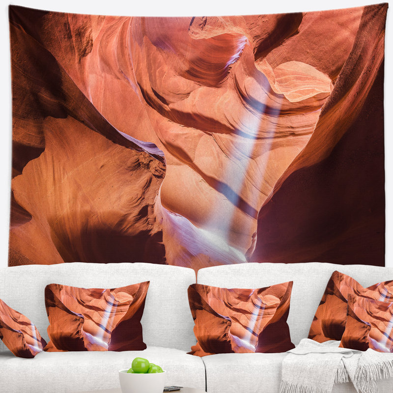 Tapisserie «Schafer Landscape Light to Antelope Canyon», H 50 po x l 60 po