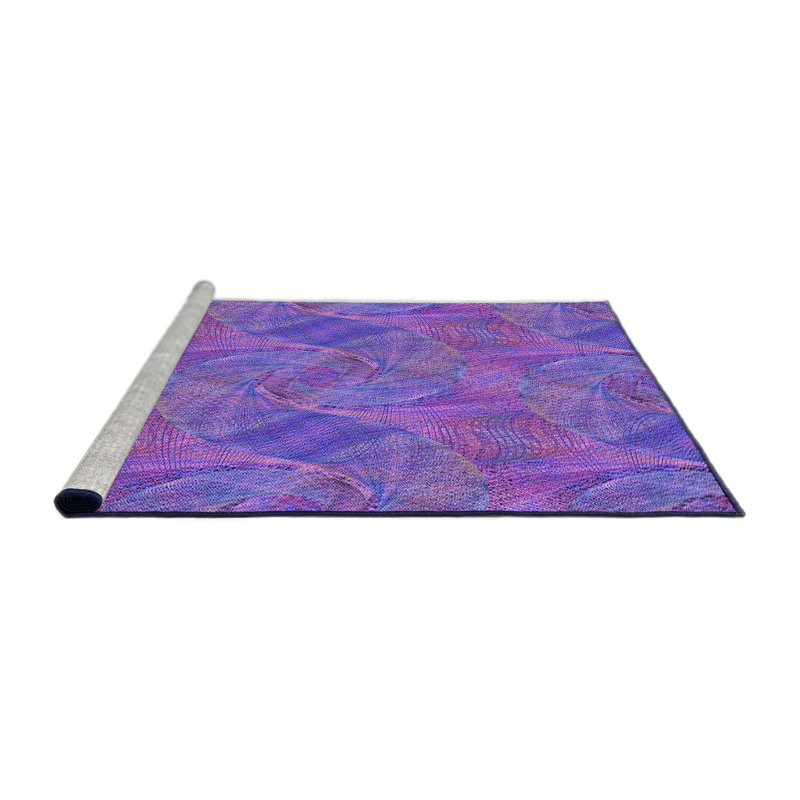 Chenille Abstract Indoor Rug, Round 6'