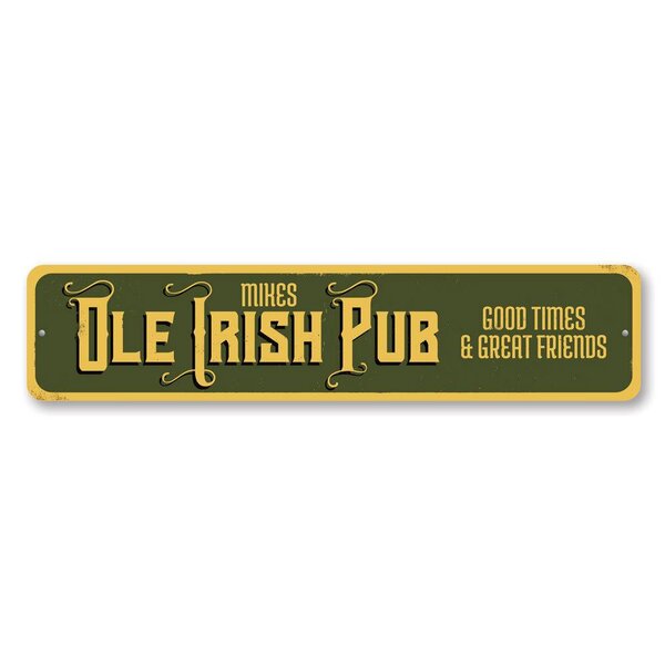 Lizton Sign Shop, Inc Ole Irish Pub Custom Aluminum Sign | Wayfair