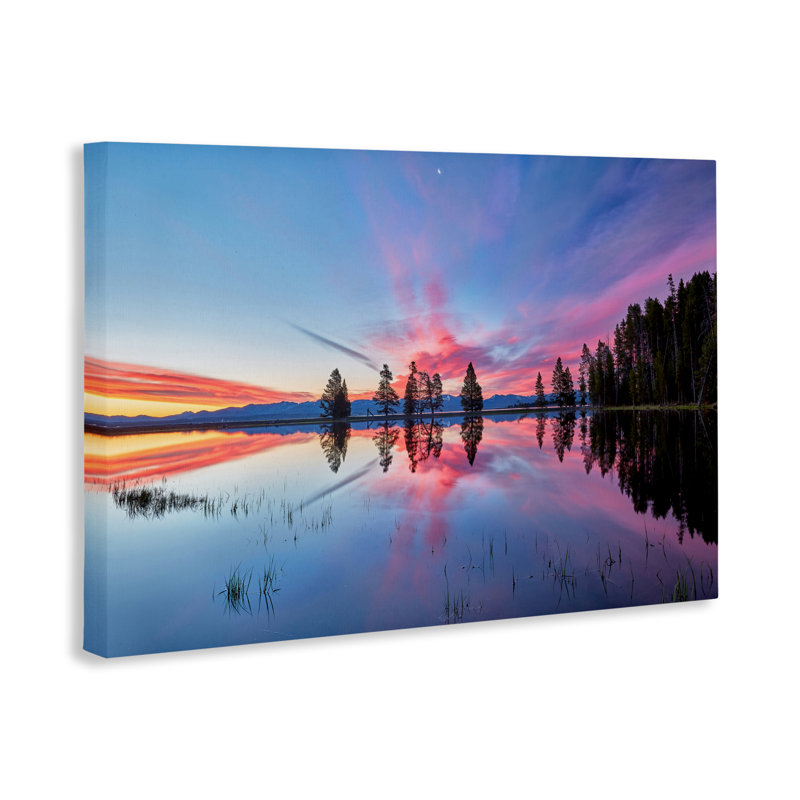 Toile Gull Point At Sunrise, design par Jon Evan, H 16 po x l 24 po