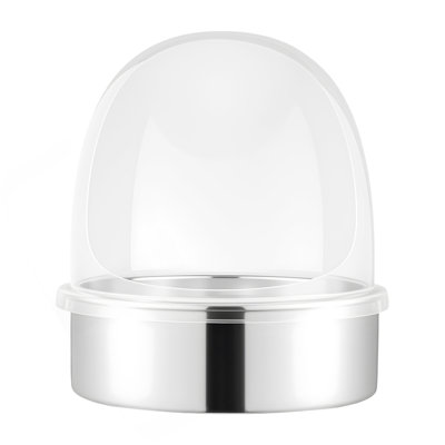 Cotton Candy Machine Cover, Transparent Acrylic Dome Bubble Shield, Cotton Candy Machine Bubble Shield Compatible With 15Inch Cottons Candies Machines Bowl For Party, Shops, Bottom Groove Design
