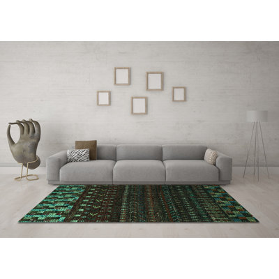 Jaliana Washable Geometric Indoor Rug