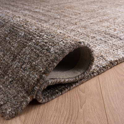 Abstract Hand Tufted Performance Solid Color Indoor Rug