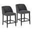 Tabouret de comptoir 26 po Aaraf-366986877