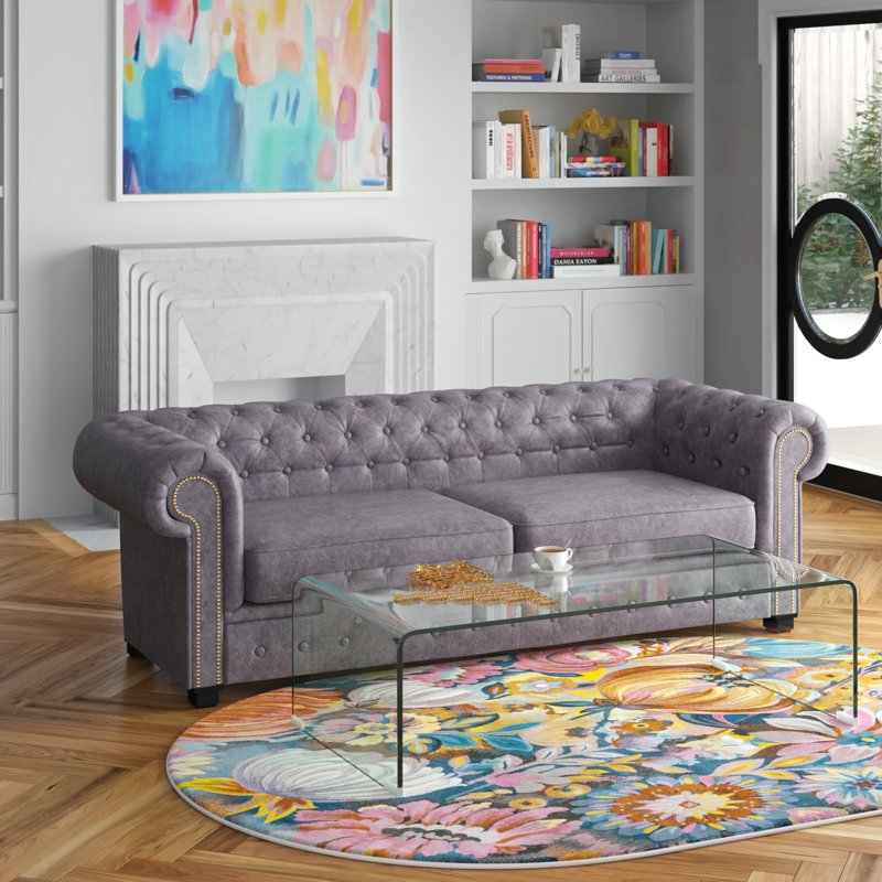 Nealy 3 Seater Chesterfield Sofa Bed