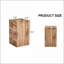 Table basse en bois aggloméré pour le salon, aucun assemblage requis et peu encombrant