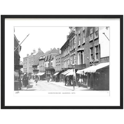 Shrewsbury, Mardol 1891 - Single Picture Frame Print