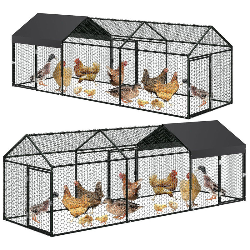 Walk In Chicken Run, 100cm H x 100cm W x 299.72cm D
