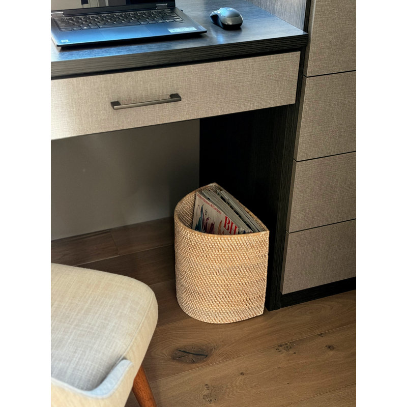 Corbeille pour déchets Bavan, Blanc
