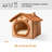 Indoor Cat Bed With Removable Cushion For Kittens And Puppies