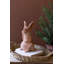  Ange de Noël en métal peint, sculpture décorative H 38 po au fini or et bronze