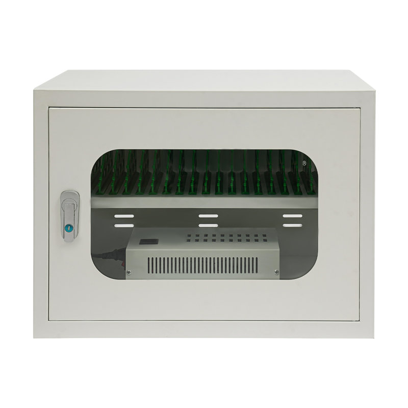 Armoire de charge rectangulaire moderne 200W pour téléphones portables et tablettes, station de charge de 20 appareils, armoire de charge de 20 unités