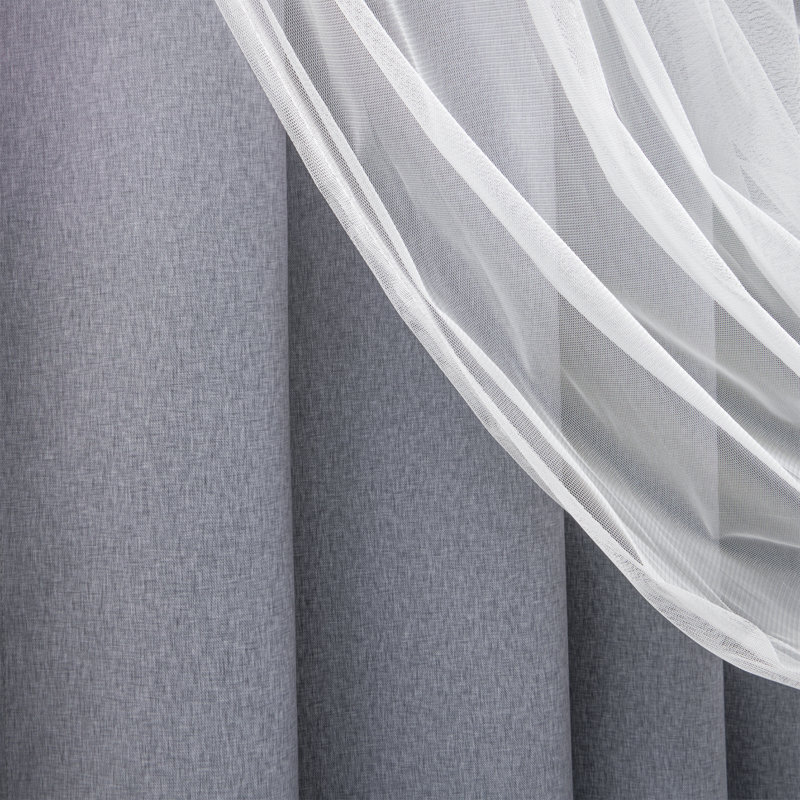 Curtain, 52" W x 84" L, Gray