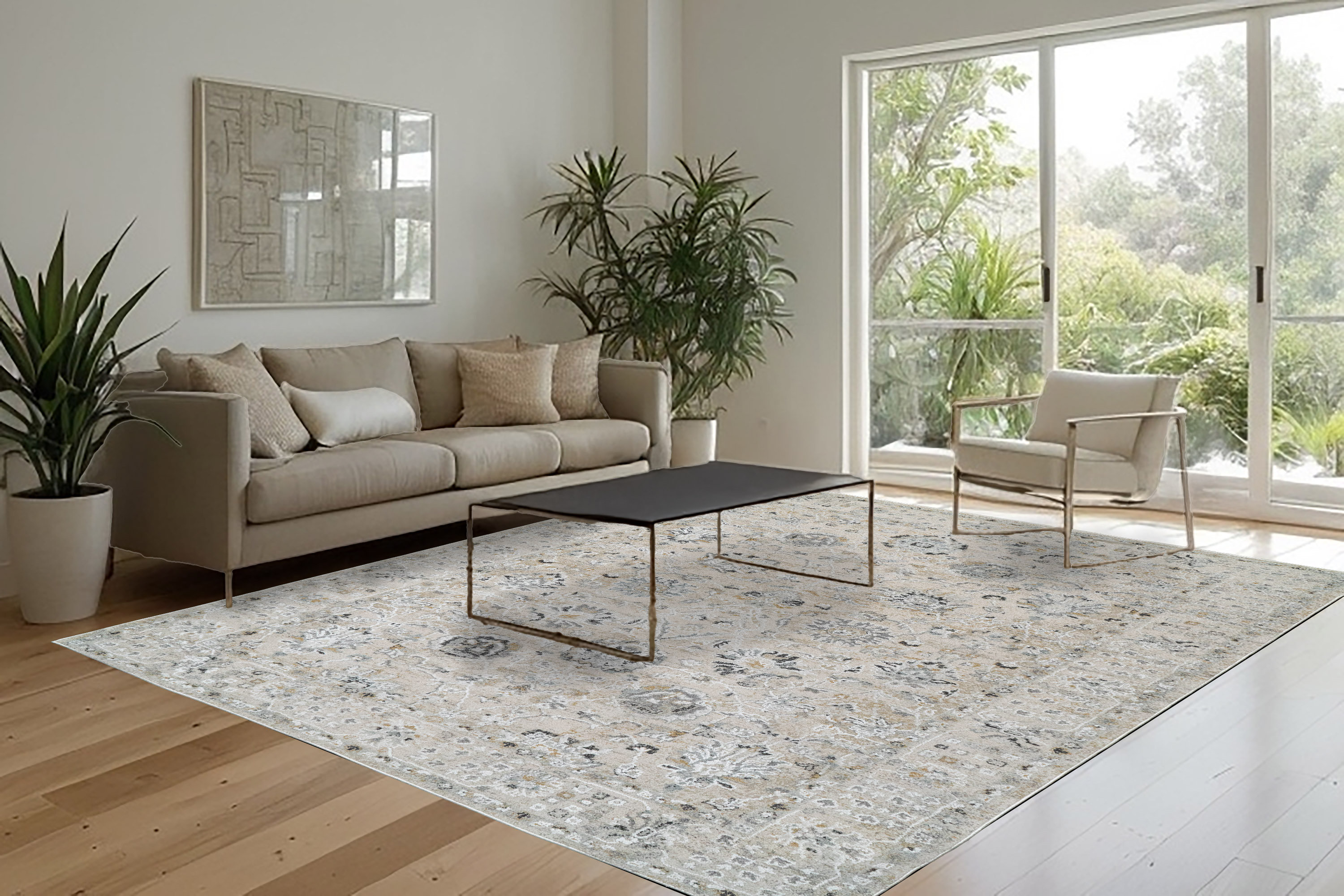 Dynamic Rugs ANNALISE 7604-180 CREAM/BEIGE - Wayfair Canada