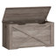 Banc de rangement en bois 39,3 "avec charnières et poignées en métal-748024587-743118027