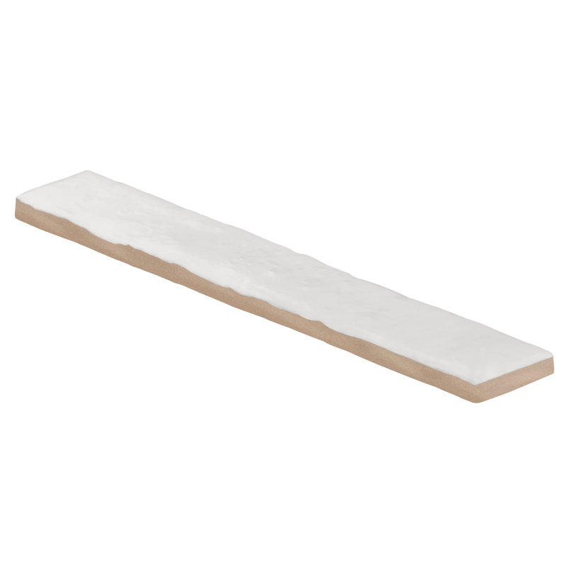 Carrelage mural en céramique craquelé 1,5 po x 9 po Paragon (4,94 pieds carrés / caisse), Blanc