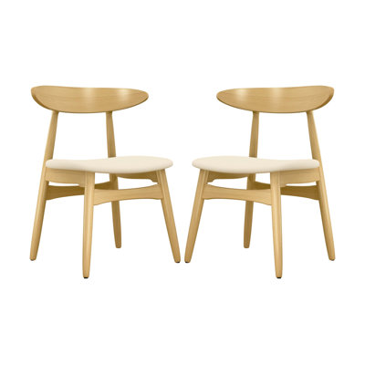 Modholic Lulu Fabric Dining Chair (Set Of 2)