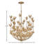 Lustre fait main à six niveaux Flora par Lisa McDennon-65382780