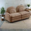 Causeuse courbée en tissu Cloud Comfort Sofas