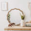 Miroir mural ondulé unique pour une décoration intérieure élégante, rehaussant chaque pièce