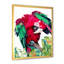 Perroquet rouge et vert - reproduction sur toile-67339356-67339365